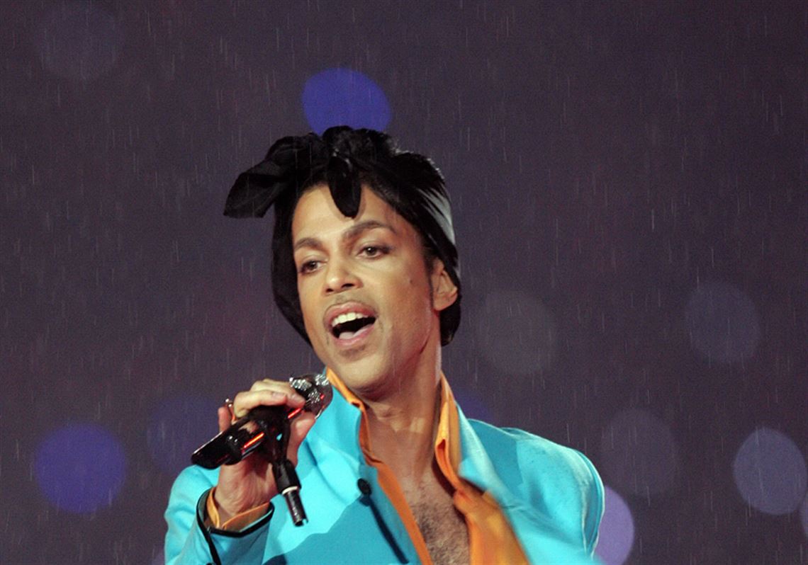 Prince performs in 2007 during halftime of Super Bowl XLI between the Chicago Bears and the Indianapolis Colts at Dolphins Stadium in Miami.