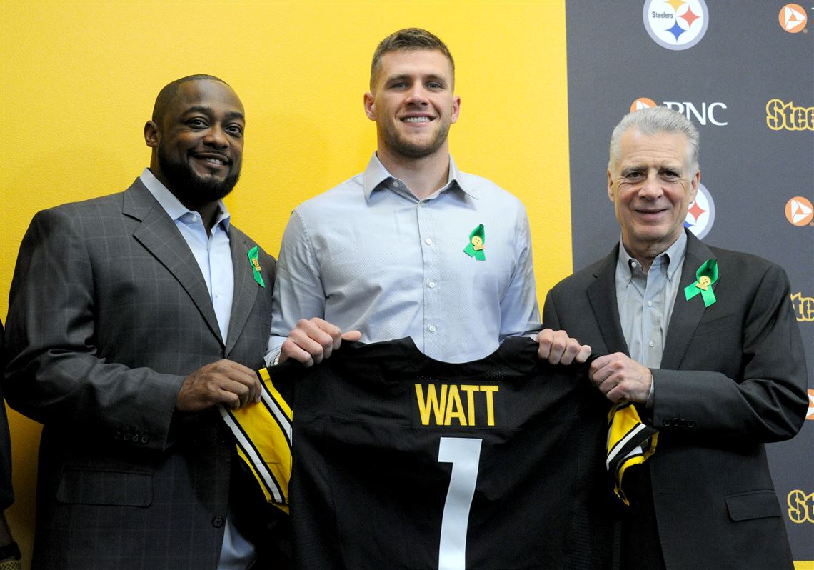 Chasing greatness': Steelers first-round pick T.J. Watt not yet satisfied |  Pittsburgh Post-Gazette, image size:1140x798