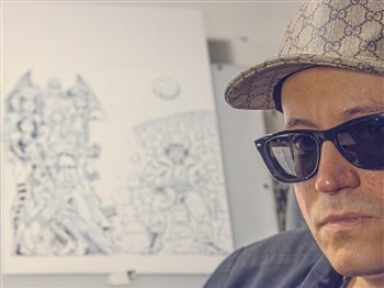 Ed Piskor, 34, of Munhall, is a local cartoonist who will soon have a comic published by Marvel. 