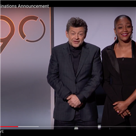 Andy Serkis and Tiffany Haddish presented the 2018 Academy Awards nominations on Tuesday morning.