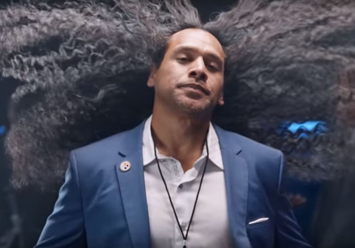 Hair today: Steelers' Troy Polamalu shines on defense in new commercial |  Pittsburgh Post-Gazette