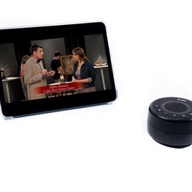 The ZVOX AV70 portable AccuVoice speaker.