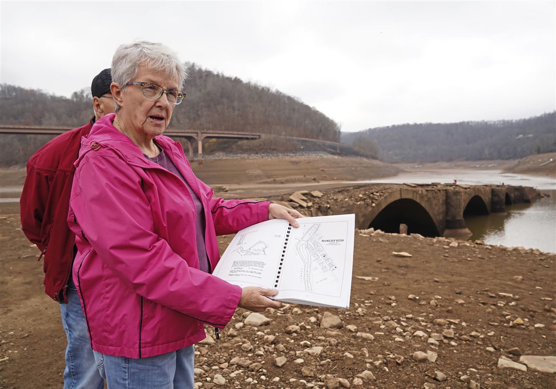 At Somerset County's Great Crossings Bridge, visitors walk on a